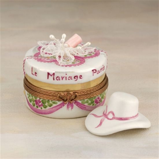 Picture of Limoges Wedding Hat Box
