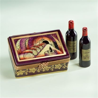 Picture of Limoges 2 Red Wine in Crate Box