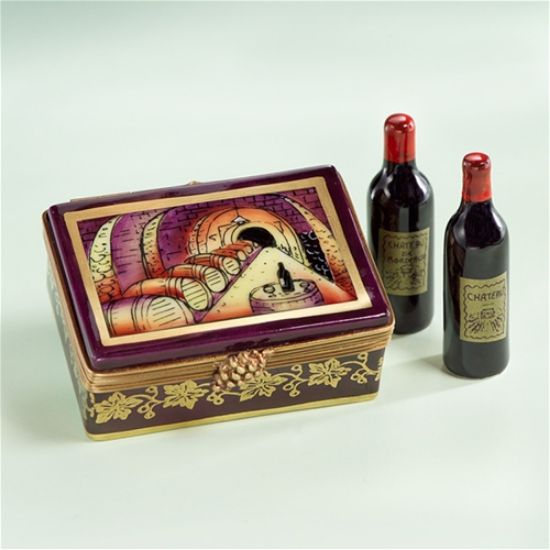Picture of Limoges 2 Red Wine in Crate Box