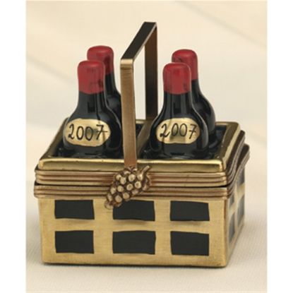 Picture of Limoges 4 Red Wine Basket Box