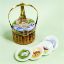 Picture of Limoges Paris Picnic Basket with Eiffel Tower and Plates Box