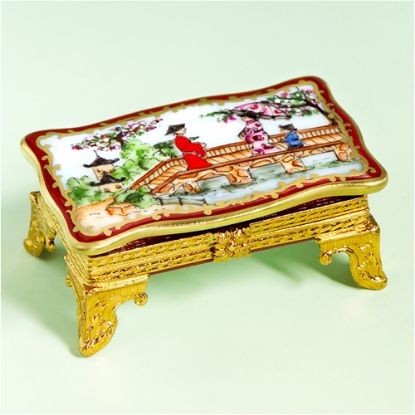 Picture of Limoges Japanese Garden Coffee Table Box