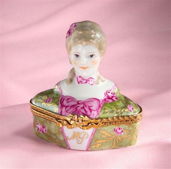 Picture of Limoges Marquise de Pompadour Bust Box