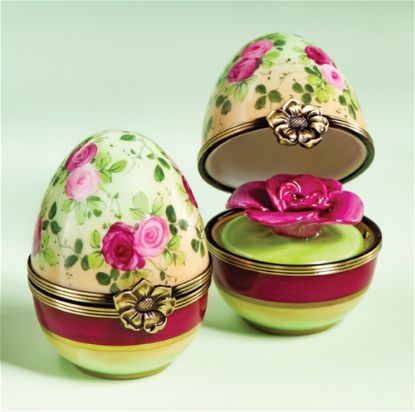Picture of Limoges Egg with a Rose Box, Each
