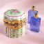 Picture of Limoges Rose Perfume Trunk Box with Tall Bottles