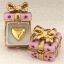 Picture of Limoges Pink Gift Box with Gold Heart Box
