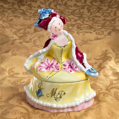 Picture of Limoges Marquise de Pompadour Statuette 