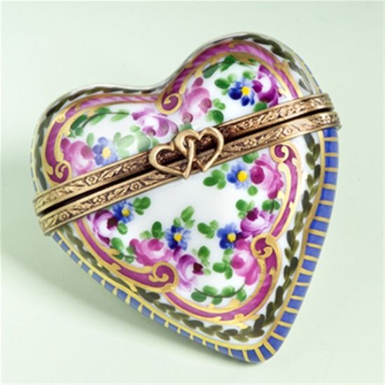 Picture of Limoges Sevres Heart Box