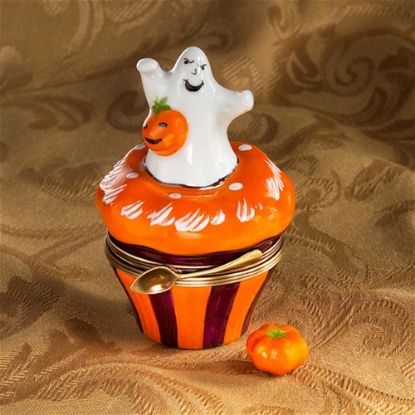 Picture of Limoges Halloween Cupcake with Ghost Box
