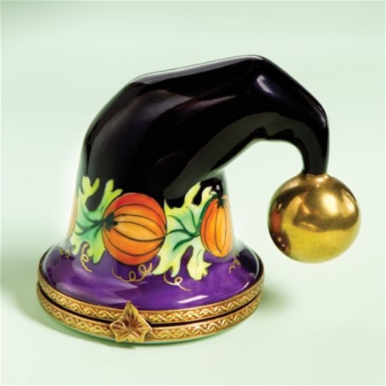 Picture of Limoges Halloween Hat with Pumpkins Box