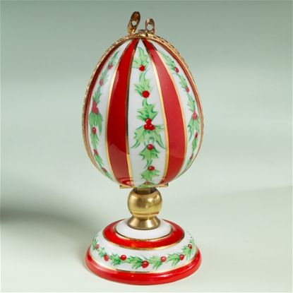 Picture of Limoges Chamart Holiday Egg with Christmas Tree Box