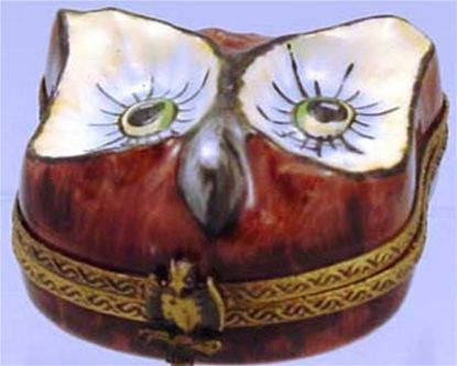 Picture of Limoges Chamart Owl's Head Box 