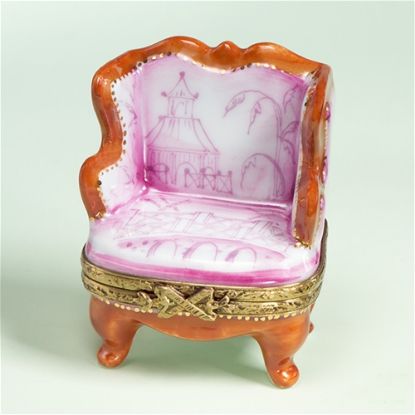 Picture of Limoges Chamart Pink Chair Box