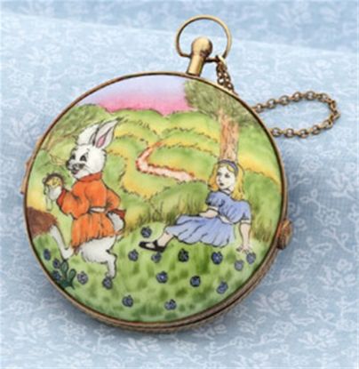 Picture of Limoges Alice in Wonderland Watch Box