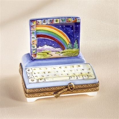 Picture of Limoges Computer with Rainbow Box 