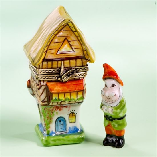 Picture of Limoges Fairy Tale House with Dwarf Box
