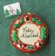 Picture of Limoges Feliz Navidad Wreath Box with Snowman Card