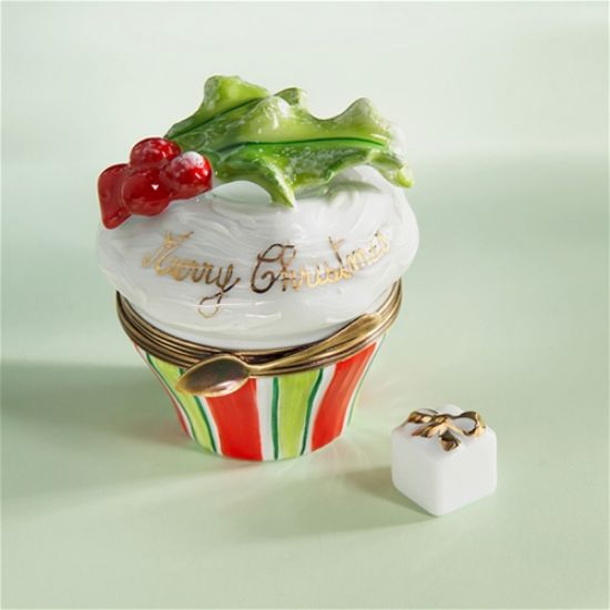 Picture of Limoges Merry Christmas Cupcake Box