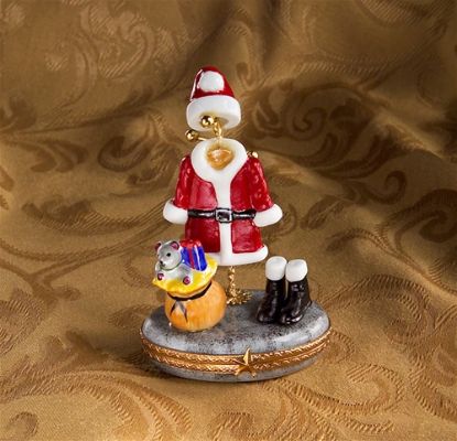 Picture of Limoges Santa Clothing Box