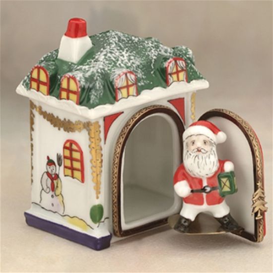 Picture of Limoges Santa's House Box, each.