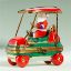 Picture of Limoges Santa in Golf Cart Box
