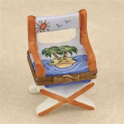Picture of Limoges Beach Chair with Palm Tree Box