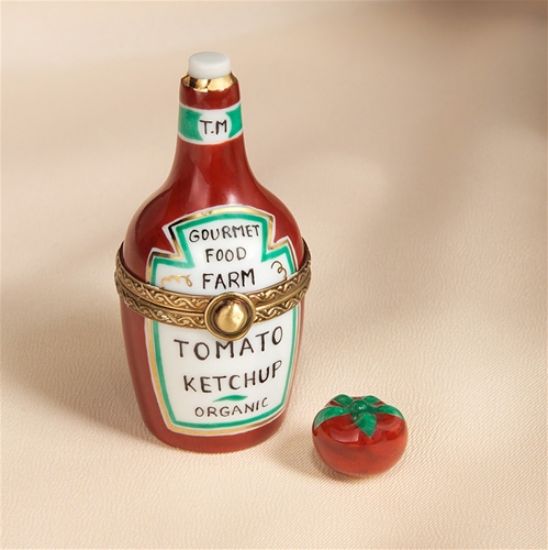 Picture of Limoges Ketchup Box with Tomato
