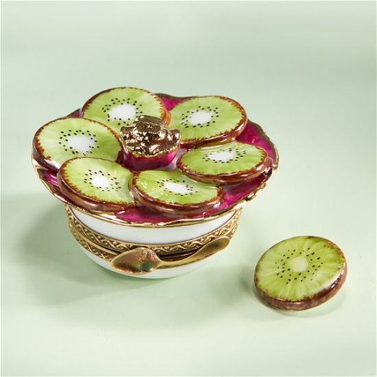 Picture of Limoges Kiwi Plate  Box with Kiwi