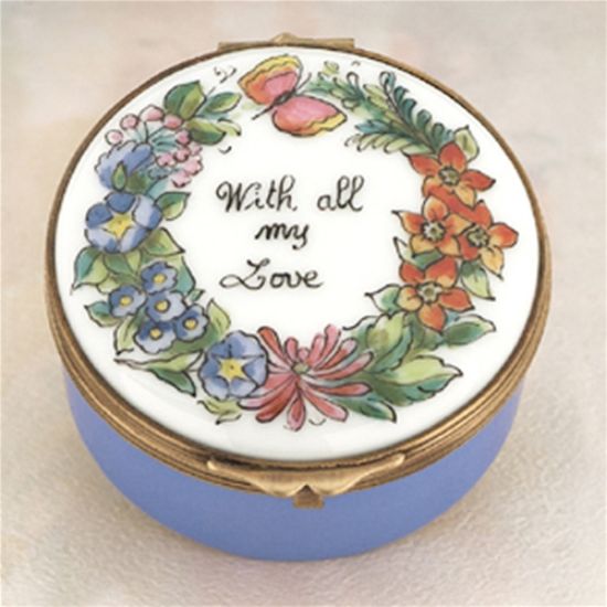 Picture of Limoges " With All My Love" Box