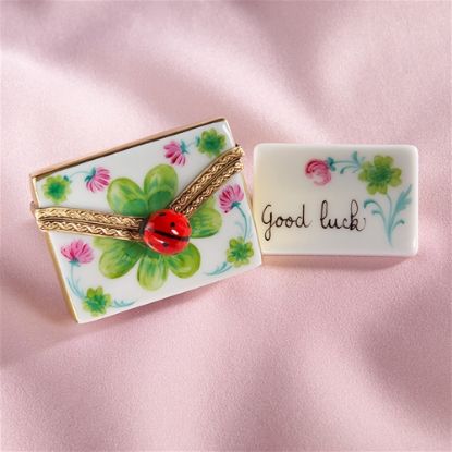Picture of Limoges Good Luck Letter with Envelope Box