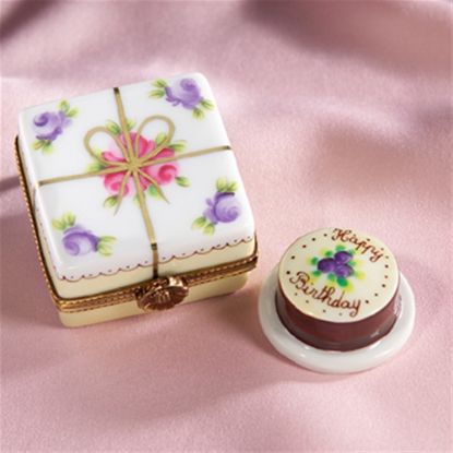 Picture of Limoges Birthday Cake in a Box  