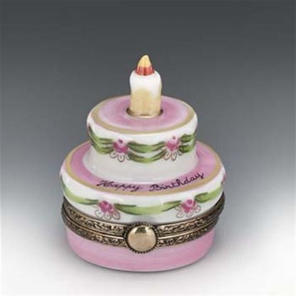 Picture of Limoges Birthday Cake with Roses Box