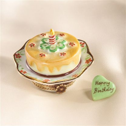 Picture of Limoges Happy Birthday Cheese Cake Box with Heart