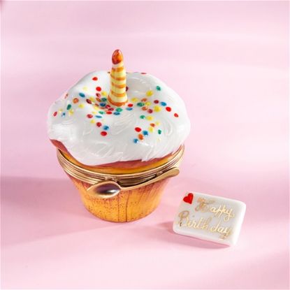 Picture of Limoges Happy Birthday Cupcake Box