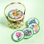 Picture of Limoges Garden Bee Basket with Flowers and Bees Box 