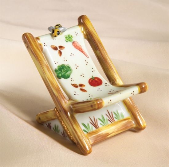 Picture of Limoges Garden Chair with Vegetables and Bee Box