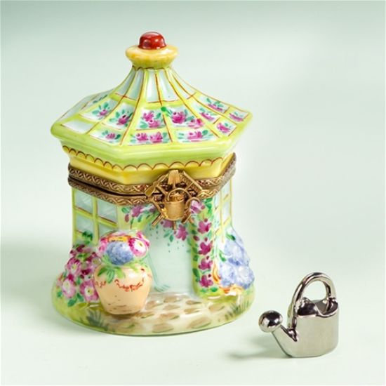 Picture of Limoges Gazebo with Roses Box and Watering Can