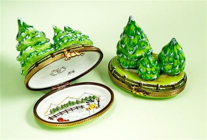 Picture of Limoges Three Trees Box