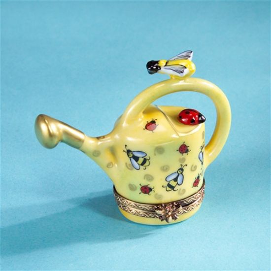Picture of Limoges Watering  Can with Bee and Ladybugs Box