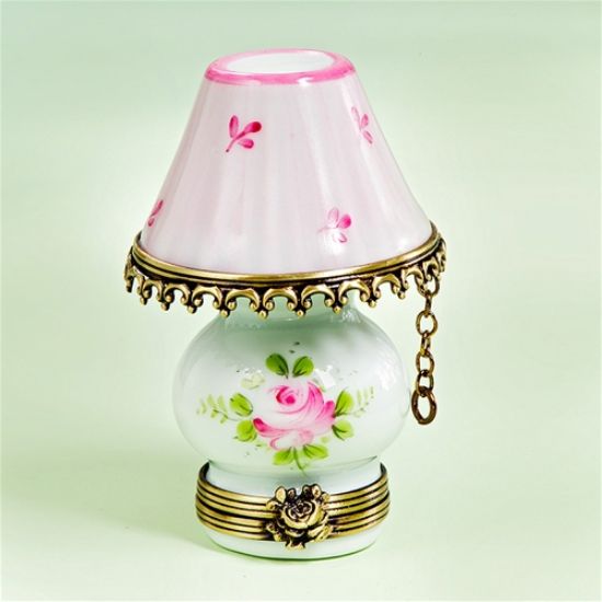 Picture of Limoges Lamp with a Rose Box