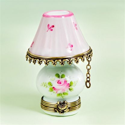Picture of Limoges Lamp with a Rose Box