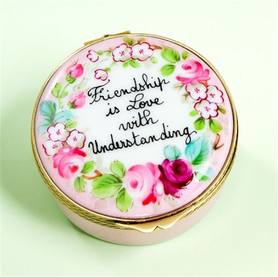 Picture of Limoges "Friendship is Love..." Roses Box