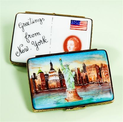 Picture of Limoges New York Postcard Box  