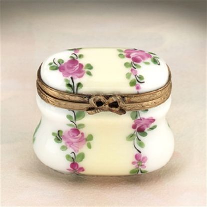 Picture of Limoges Oval Box with Roses