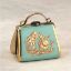 Picture of Limoges Turquoise Purse with Gold Couple Box