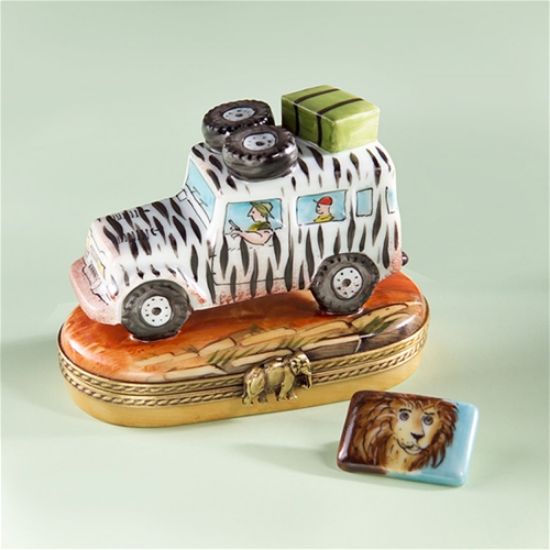 Picture of Limoges Zebra Safari Car Box