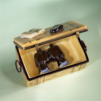 Picture of Limoges Traveling Trunk with Binoculars Box
