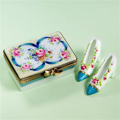 Picture of Limoges Roses Box with Shoes
