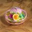 Show details for Limoges Pink Hat with Roses  Picture of Limoges Pink Hat with Roses