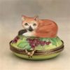 Picture of Limoges Fox with Grapes Box